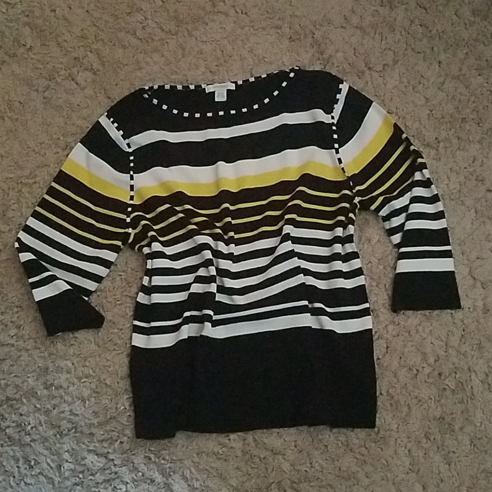 Dressbarn sz 18/20 3/4 sleeved sweater